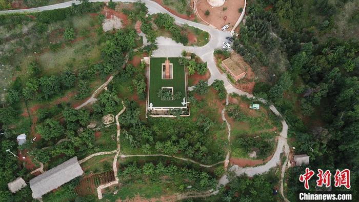 7月9日,航拍鳳羽鎮(zhèn)空中稻田。<a target='_blank' >中新社</a>記者 劉冉陽 攝 點(diǎn)擊進(jìn)入下一頁