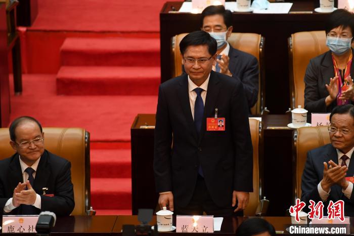 藍(lán)天立當(dāng)選廣西壯族自治區(qū)主席