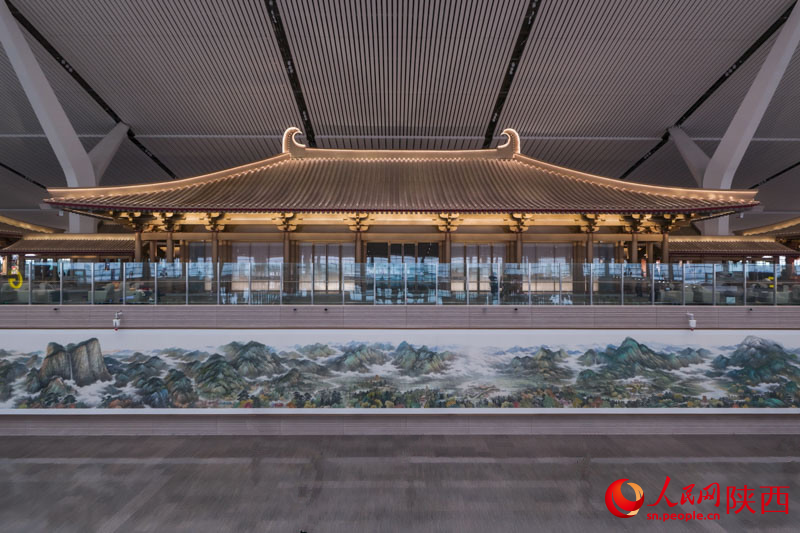 西部機(jī)場(chǎng)博物館外景。人民網(wǎng)記者 李志強(qiáng)攝