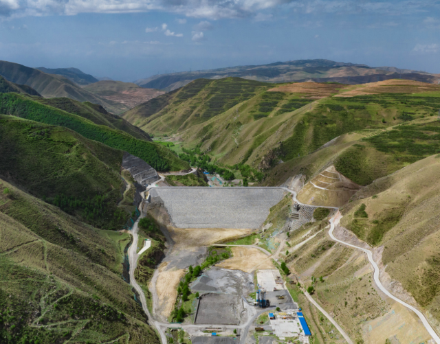 松多水庫(kù)。青海省水利廳供圖