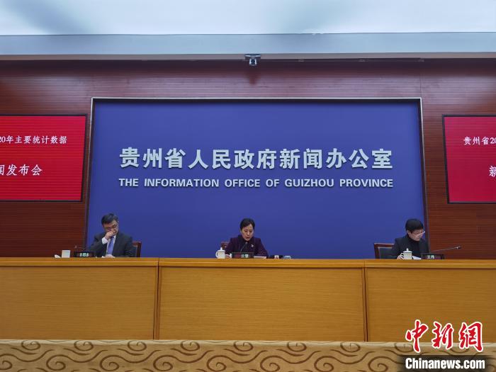 2020年貴州GDP增速4.5％連續(xù)10年位居中國前列