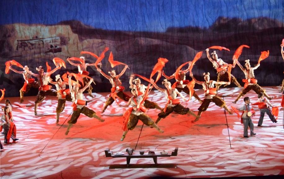 歌舞劇《延安保育院》演出現(xiàn)場(chǎng)