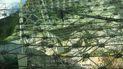 今年5月進(jìn)入索網(wǎng)安裝階段，要用6000多根鋼索